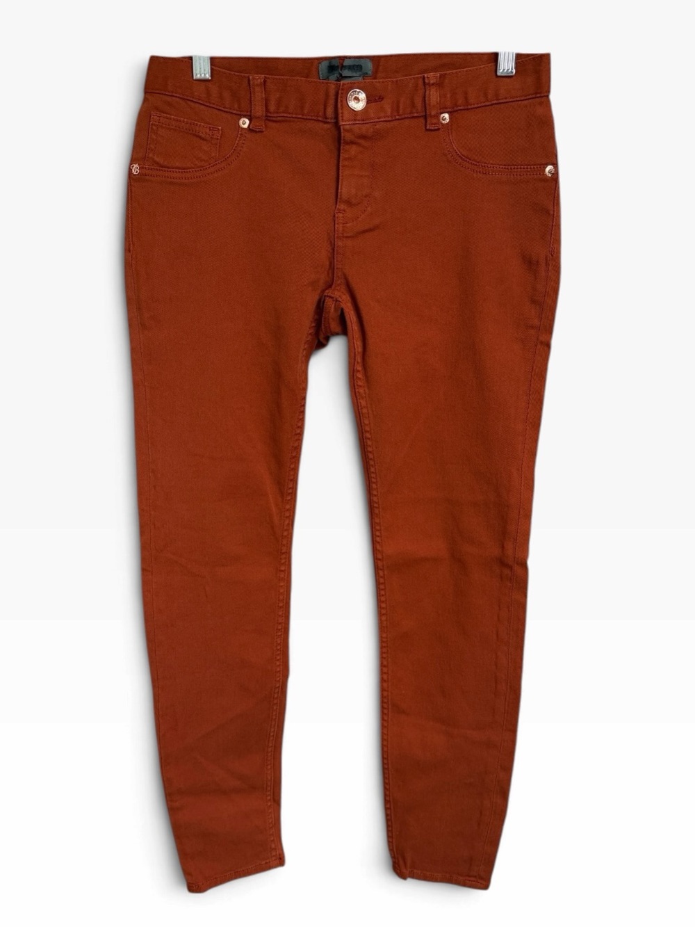 Ted Baker Rust Colored Slim Jeans